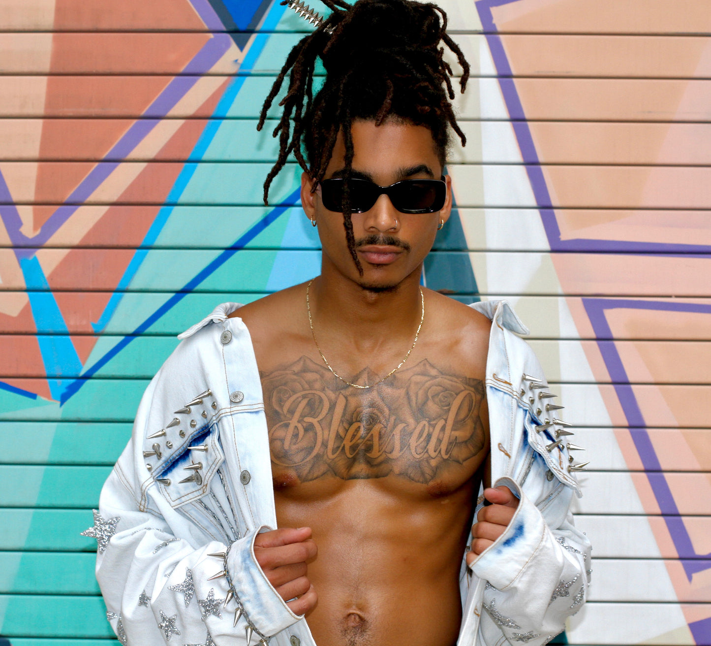 A Spiked Starz Jacket