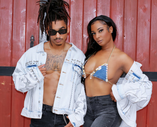 A Spiked Starz Jacket *Baè Set*