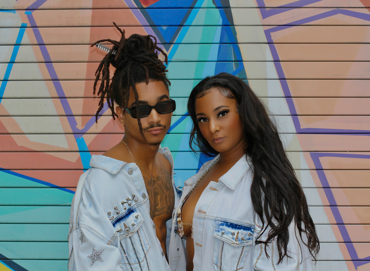 A Spiked Starz Jacket *Baè Set*